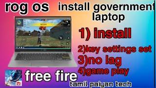 phoenix os rog free fire gameplay key mapping tamil