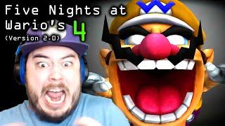 WARIO BROKE OUT OF MY TV IN THIS NEW UPDATE!! | Five Nights at Wario's 4 (Week 1 - Part 1)