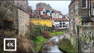 󠁧󠁢󠁳󠁣󠁴󠁿 Scotland • Dean Village & Circus Lane walk in EDINBURGH  [4K] virtual river walk