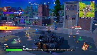 Fortnite - Establish A Device Uplink In Zero Build And Destroy Structures With A Tank In Zero Build