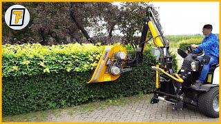 How OVERGROWN HEDGEROWS are CUT SMOOTHLY ! - SATISFYING Hedge Trimming & Grass Cutting Machines  17