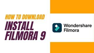 How To Download And Install  Filmora 9 Without Watermark laptop PC