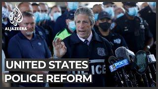 US police reforms: NY unions say officers used for political gain