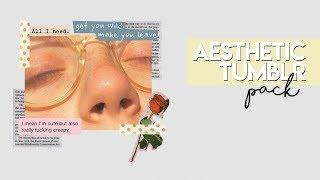 Aesthetic & Tumblr editing pack (Titulos, green screens...)