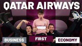 FIRST CLASS SURPRISE - Qatar Airways in all 3 classes | First vs Business vs Economy
