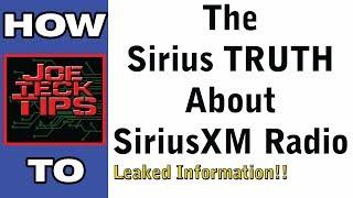 The Sirius TRUTH about SiriusXM Radio | How To | JoeteckTips