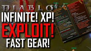 Diablo 4 | INFINITE XP! EXPLOIT! In Season 4! | Level UP FAST! 100+ | Best Way To Get XP! & GEAR!