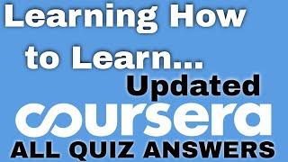 learning how to learn coursera answers | learning how to learn coursera quiz answers | Solutions Hub