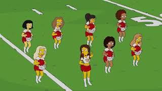 Lisa and Milhouse Go To a football Game