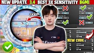 2024 BEST SENSITIVITY  STE DAOSHI SENSITIVITY | 0 RECOIL SENSITIVITY | PUBG/BGMI