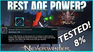 MASSIVE 8% DMG Spined Devil The BEST? TOP AoE Damage Companion Power on Barbarian! - Neverwinter M27