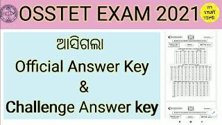 OSSTET 2021 official Answer key /Scoring Key  Released || challenge answer key ||