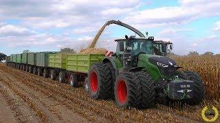 Road Train / Fendt 1050 Vario / 10 X HW80 / Gewicht 118 Tonnen / Gut Grambow / Maisernte 2018