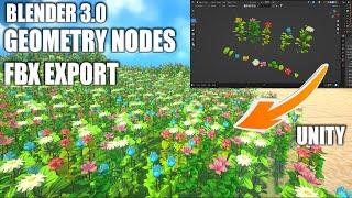 Blender Geometry Nodes to Mesh & Export as FBX