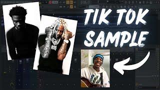 Making A MELODIC Beat For LIL DURK & RODDY RICCH Using TIKTOK (Beautiful Vocals) | FL20