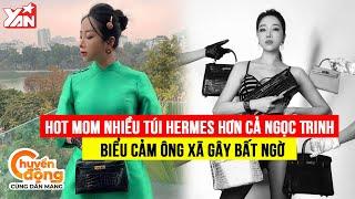 Hot mom nhiều túi Hermes hơn cả Ngọc Trinh khoe mang bầu lần 6: Biểu cảm ông xã gây bất ngờ