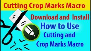 CorelDraw Cutting Crop and Bleed Marks Macro - Download and Install CorelDraw Macro