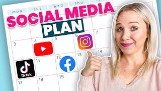 Plan 30 Days Of Social Media Content in UNDER 10 Minutes