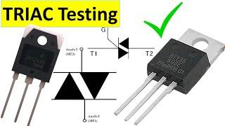 Learn how to test TRIAC with a multimeter, what is TRIAC & how TRIAC works