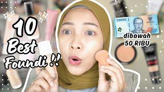 TONTON SEBELUM BELI !! 10 BEST  FOUNDATION SUPER MURAH !! Buat Pemula