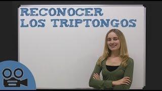 Reconocer los triptongos