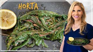 HORTA | Boiled Dandelion Greens an unknown super food