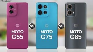 Moto G55 5g vs Moto G75 5g vs Moto G85 5g || Full Comparison