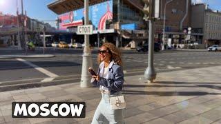 ⁴ᴷ THIS IS RUSSIA NOW  The atmosphere of Moscow on a weekday sunny day | Walking tour