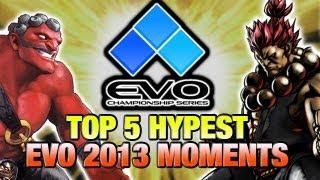 EVOLUTION 2013 - TOP 5 HYPE MOMENTS (Fighting Game World Championship)