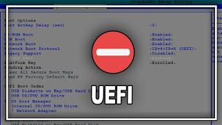  Desactivar UEFI (arranque seguro) - Laptop HP