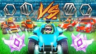 4 SILBER SPIELER vs CHAMPION!  | Rocket League