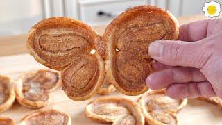 French Palmiers (Rezept für Blätterteig)