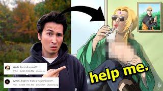 REACTING TO FANART OF ME... (it was a mistake)