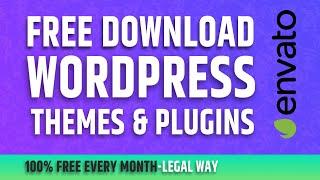 How to download WordPress Themes Plugins Free-100% Legal Way-English