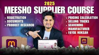 MEESHO Selling Complete Course 2025 Beginner to Advance || Product Research Meesho || Sell on Meesho