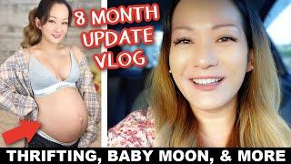 Pregnant in Japan Vlog | 8 Month Update! Thrift Shopping, My Birthday, Baby Moon, and More 