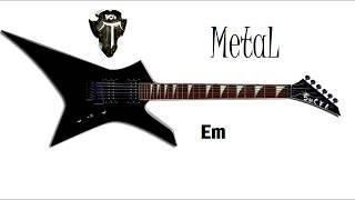 Em only Heavy Metal Guitar Loop Backing Track E minor only