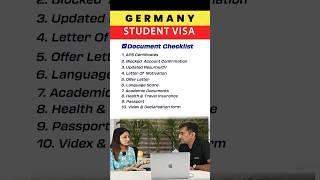 German Student Visa Interview: Essential Documents Checklist 2024| SI Germany