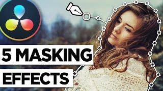 5 Creative MASKING Effects You MUST KNOW for Davinci Resolve