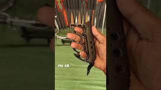 Knuckle Duster Knife ️️ Amazing Button Knife | Gupti knife | Indian Sword Market | Khanjar knife