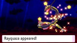 I found SHINY Rayquaza.. but forgot a Master Ball