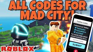 ALL MAD CITY CODES! (August 2019)