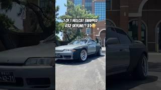 Hellcat Swapped R32 Widebody Skyline!? #nissan #gtr #nissangtr #nissanskyline #skyline #r32