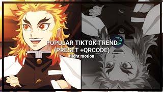 [alight motion] popular tiktok trend (preset+qrcode)!