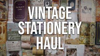 My HUGE vintage stationery haul 