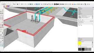 SketchUp BIM  - Environmental engineering work