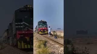 An India man kicking back a moving train . #india #funny #train #movie