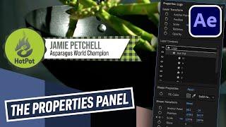 Make the most out of the PROPERTIES PANEL in After Effects