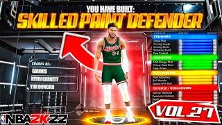 *FIRST EVER* SKILLED PAINT DEFENDER BUILD ON NBA 2K22! RARE BUILD SERIES VOL. 27