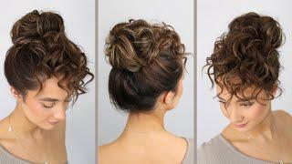 How To Do A Curly Updo Hairstyle!